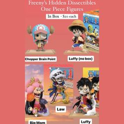 One Piece Freeny’s Hidden Dissectibles Blind Box Mighty Jaxx - Luffy, Chopper, Law, Big Mom