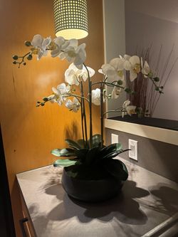 Large faux orchid!