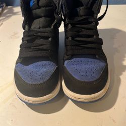 blue and black Jordan 1 Retro High OG