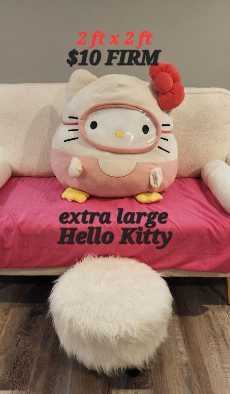 Extra Large Hello Kitty 2 Ft X 2 Ft