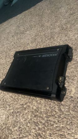 Kicker ZX Series Class D Monoblock (1-channel) car subwoofer amplifier.
