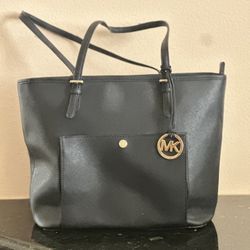 Michael Kors Black Large Tote Bag 