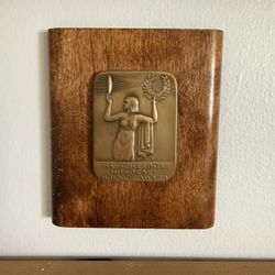 Honorary Science Award Medallion - Bausch & Lomb