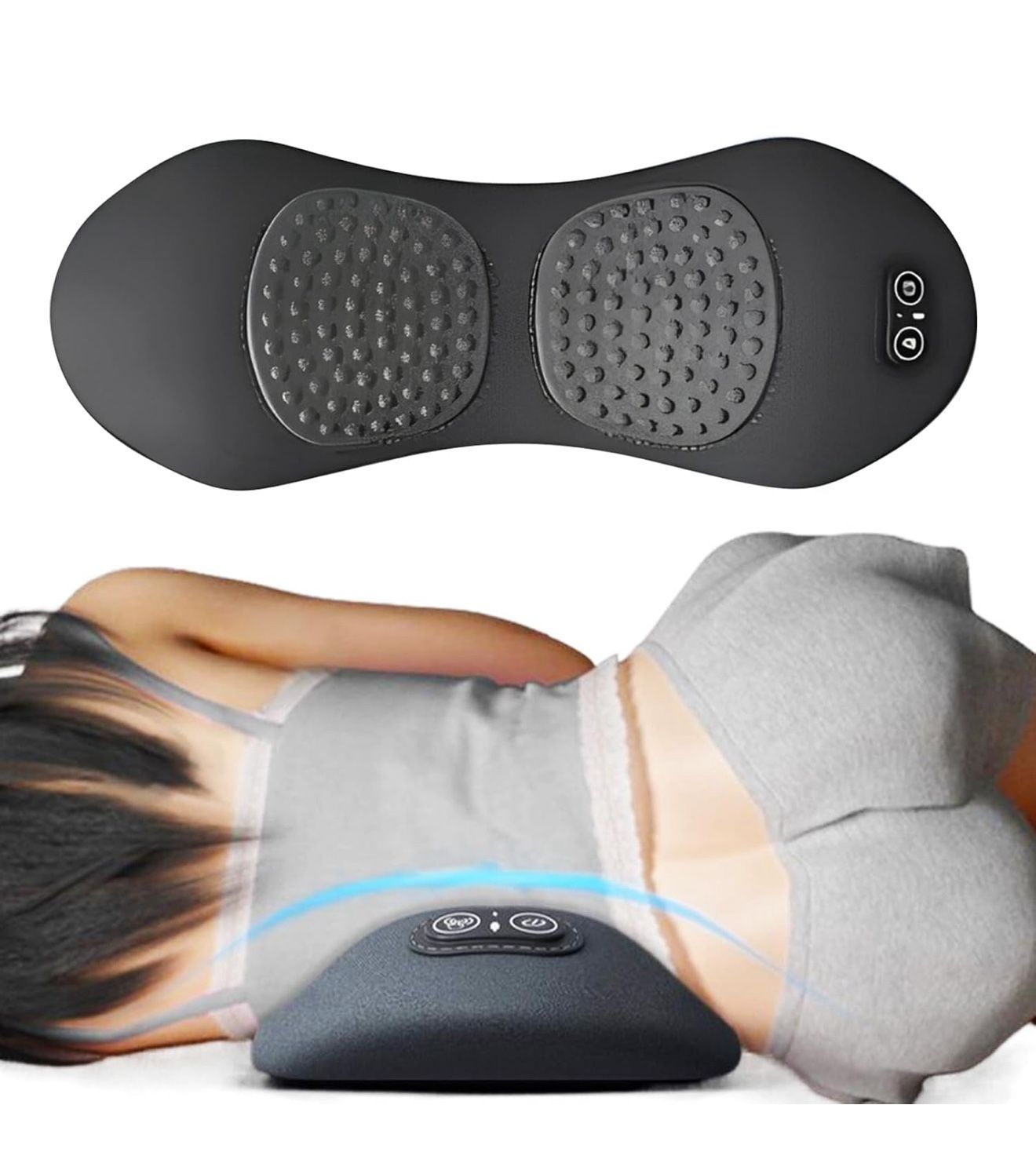 New 3 in 1 Electric Lumbar Support Pillow with Adjustable Height Bed & Chair