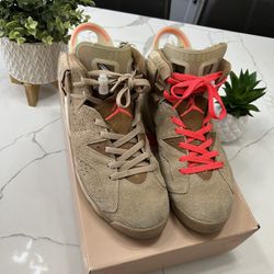 Jordan 6 Travis Scott Khakis