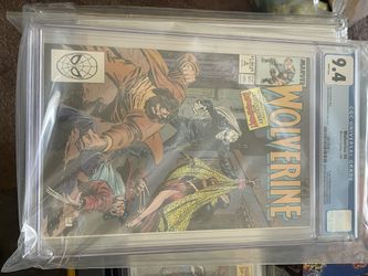 WOLVERINE #4 CGC 9.4 NM NEWSSTAND 1st Appearance Bloodsport & Roughouse 1989