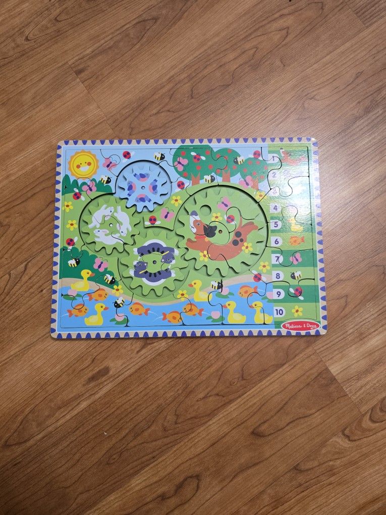 Wooden Gear Puzzle