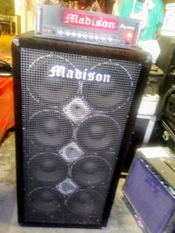 Madison Abraxas Bass Amp Head w/8-10 cabinet