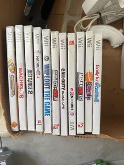 Nintendo Wii Games Lot of 11