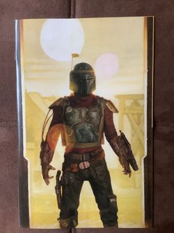 THE MANDALORIAN #1 Virgin Variant 2023 SDCC Exclusive E. M. Gist Star Wars