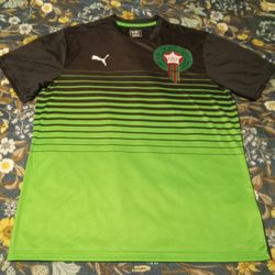 100% AUTHENTIC Men's Puma Drycell FRMF Morocco Soccer Jersey Shirt size XXL BRAND NEW $35