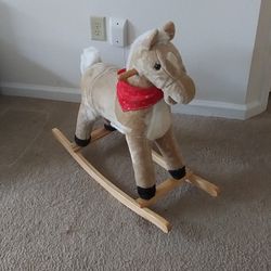 Rocking Horse Plush Animal with Sounds