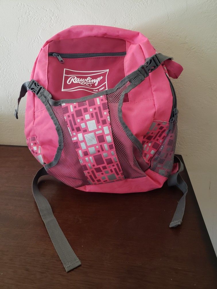 Pink Rawlings Backpack