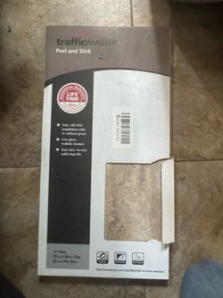 Peel and stick tile
