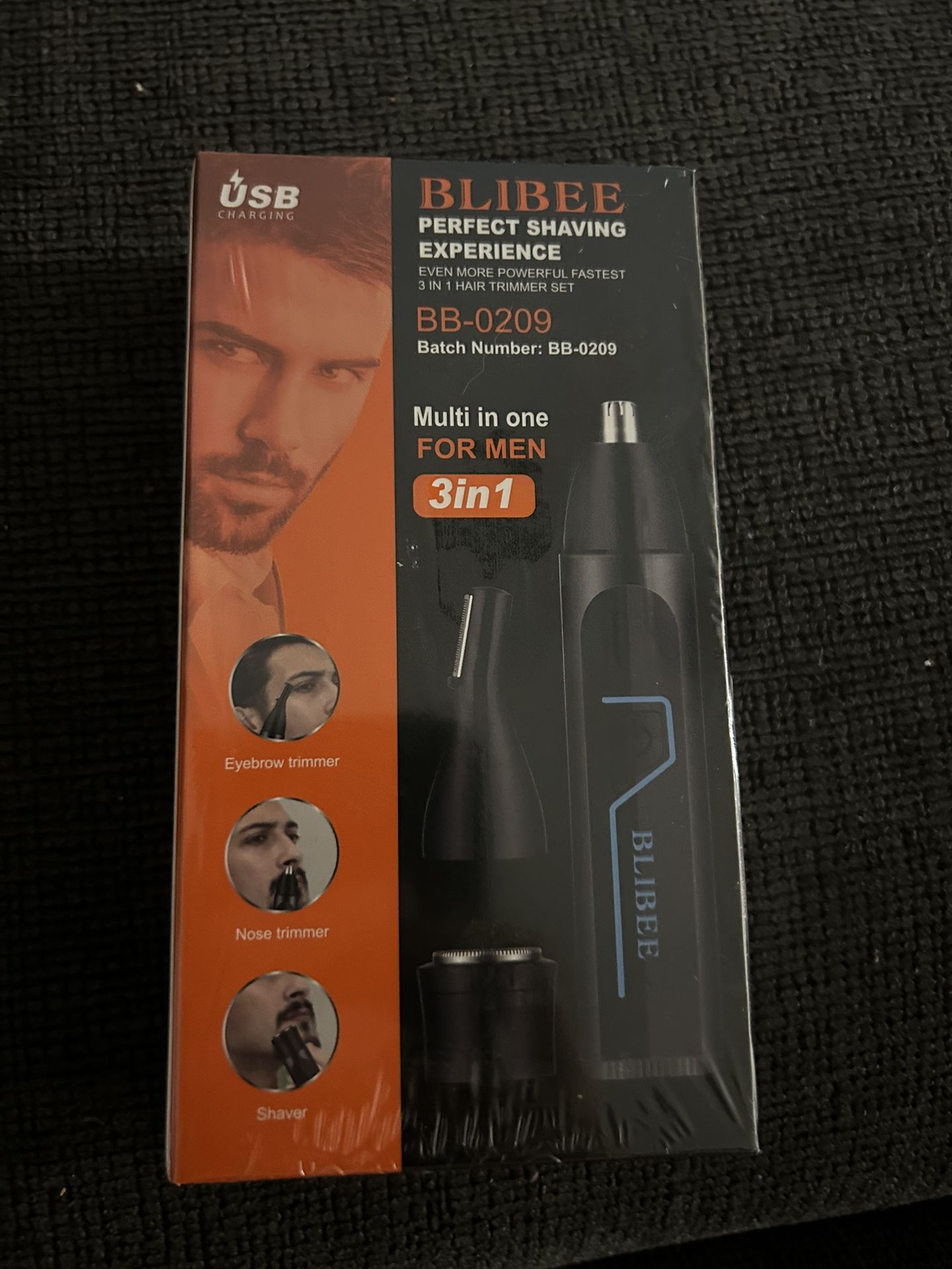 Ear and Nose Hair Trimmer for Men Women, 3-in-1 Professional Painless USB Rechargeable Eyebrow Trimmer, Nose Hair Trimmer for Men, Facial Hair Remover