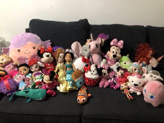 Stuffed animals some new some pre owned