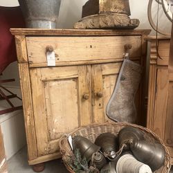 Antique European Pine Cabinets/dresser 