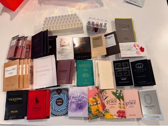 Luxury Perfume Sample Blind Set + 10-Slot Organizer Holder