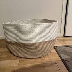 Braided Clothes Hamper Basket