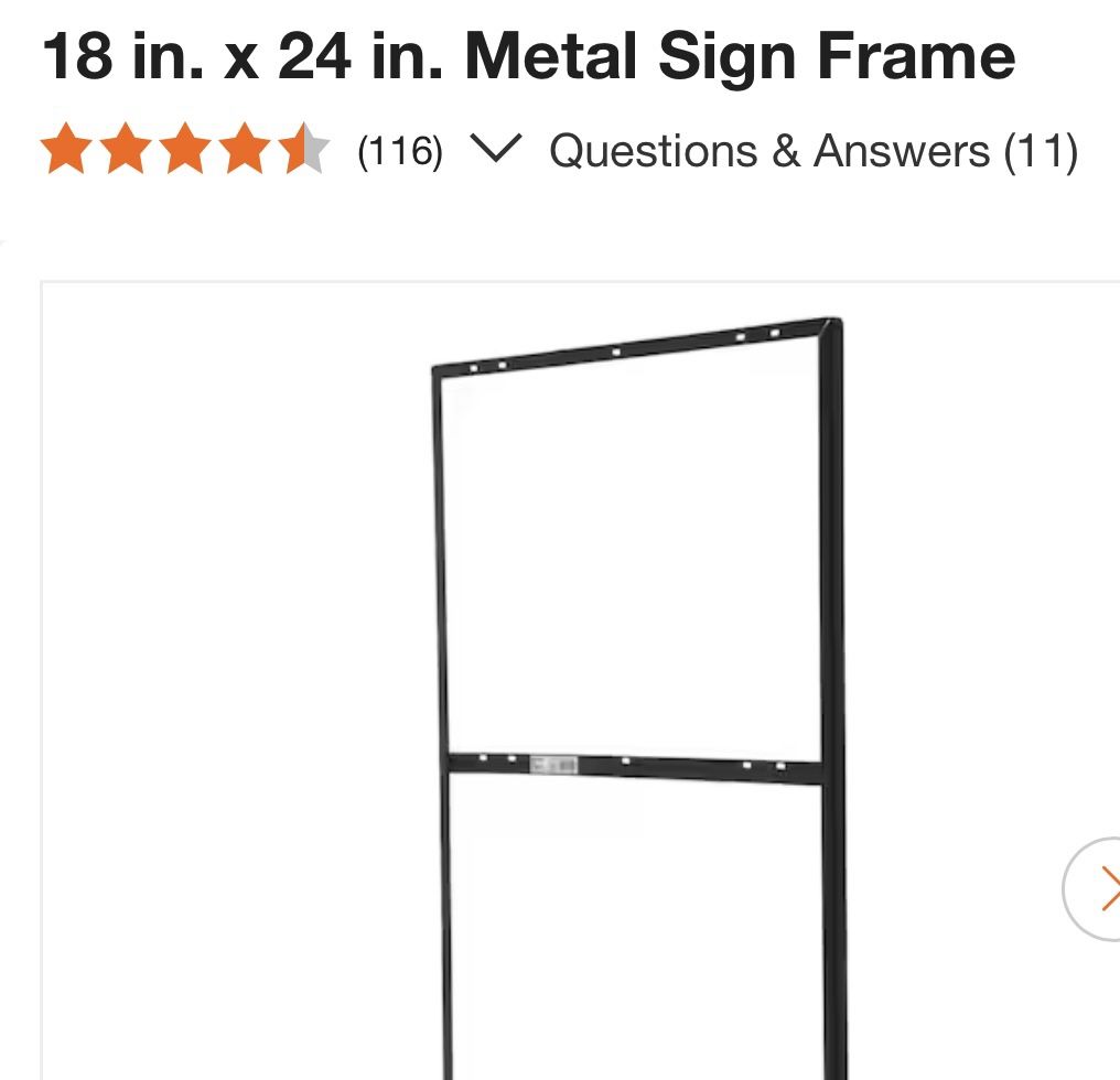 Metal Sign Frames