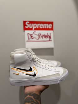 Nike Blazer Mid '77 White Black Orange