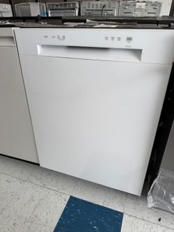 LG 24 in. White Front Control Dishwasher with Stainless Steel Tub and SenseClean