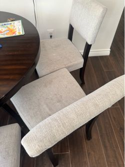 Table and chairs