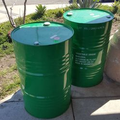 55 gallon metal Drums close top $20 each