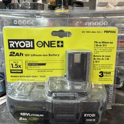 RYOBI ONE+ 2ah 18 V Lithium-ion Battery