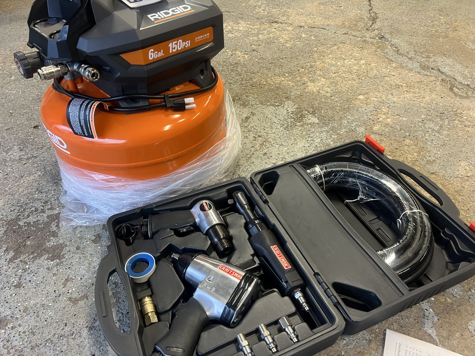 Air Compressor and Impact Tool Kit