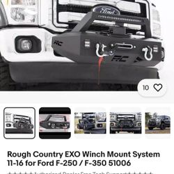 F250 F350 Winch Bumper 