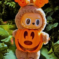 Mickey ears & matching pumpkin body for Labubu.