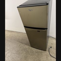 Stainless steel Household Mini Fridge Refrigerator With Freezer