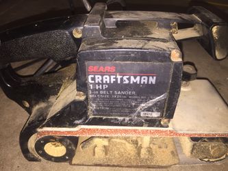 Belt sander