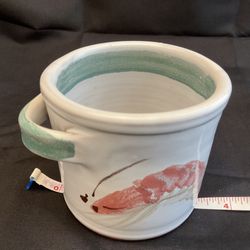 Shrimp Cup Pottery - Handmade NEW