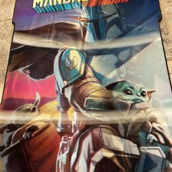 Collectible Disney Star Wars Mandalorian 3D Wall Art 19” x 13”