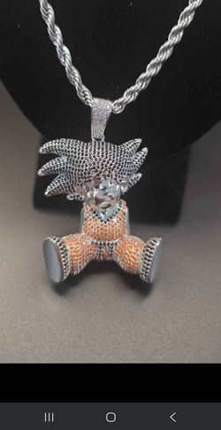 Goku kid pedant moissanite