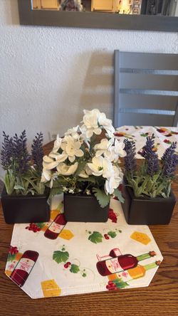 3 set artificial flowers decorations