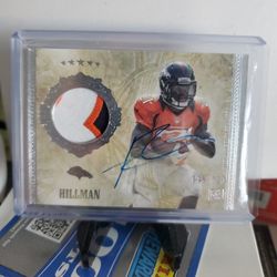 Broncos Ronnie Hillman Rookie Patch Autograph Card