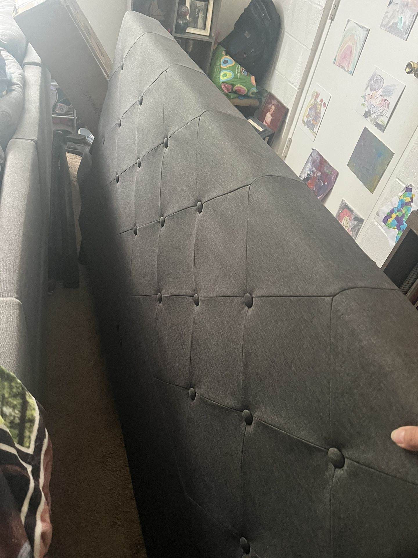 Queen Mattress And Bed frame/headboard