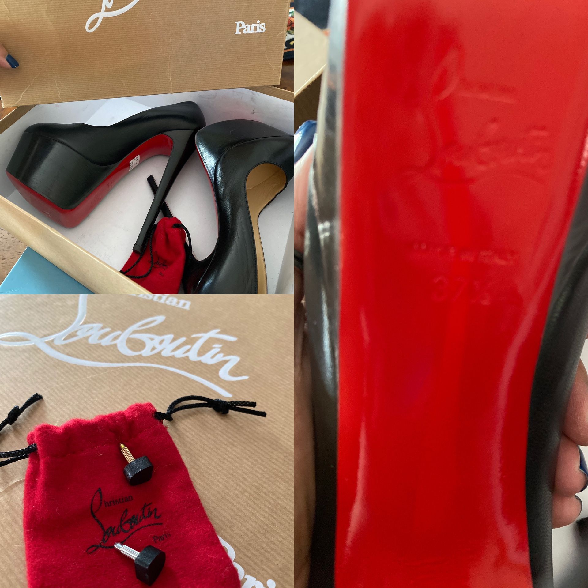 christian louboutin heels size 7