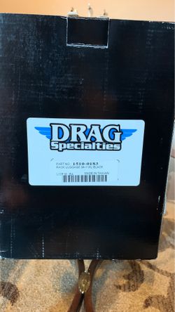 Drag specialties fender luggage rack black Harley Davidson sportster