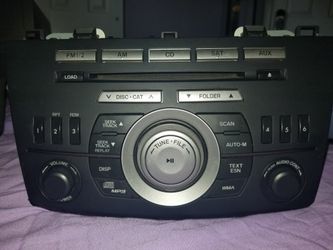 Mazda 3 * tuner and receiver, (MP3), AM-FM-CD (single disc), (ID BBM266AR0A