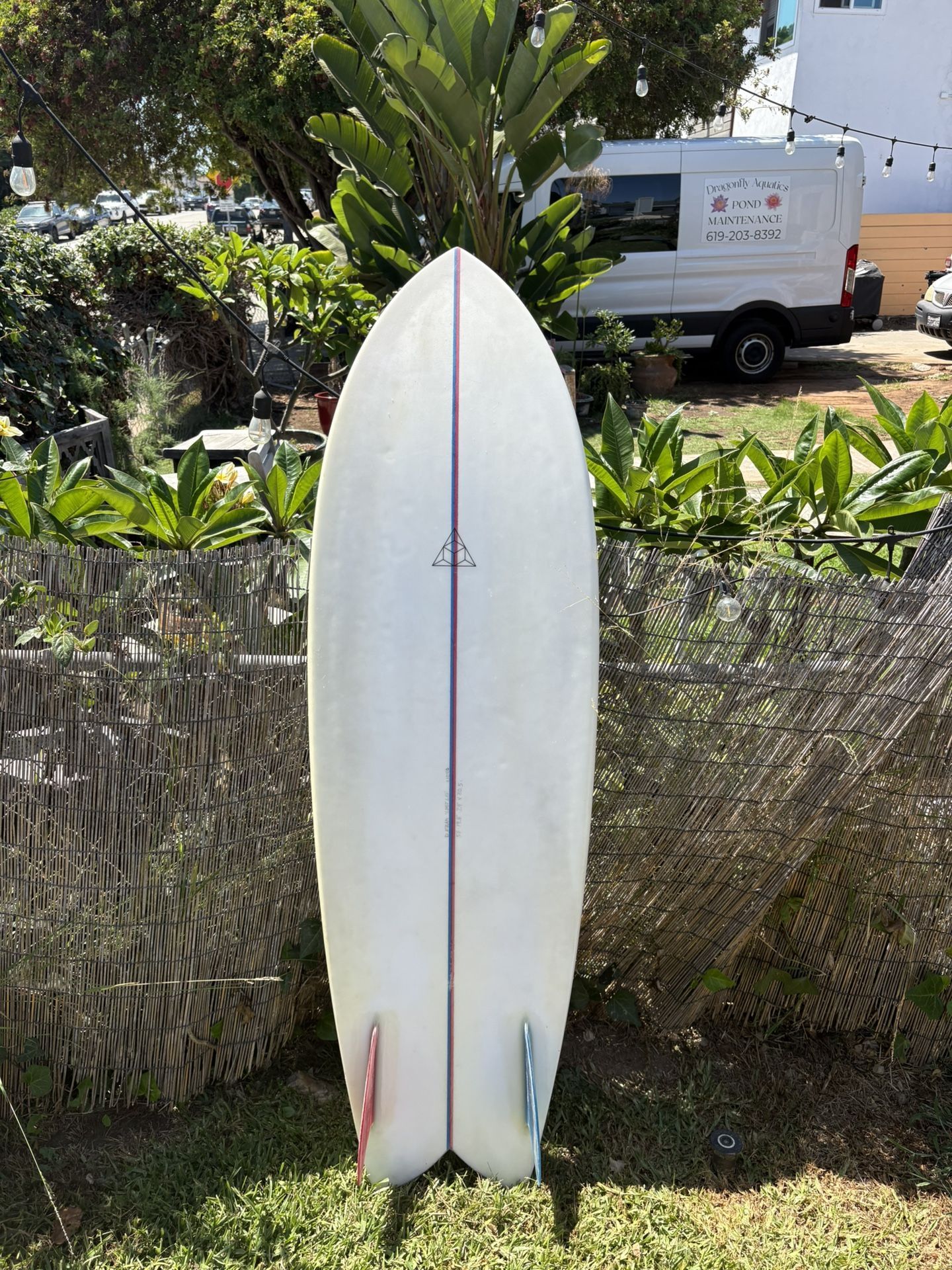 5’6” 30.5L Lis Fish Surfboard