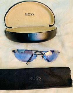 Rare Vintage BOSS by Hugo Boss Men's HB5760 Frameless Eye Wear Sunglasses Japa