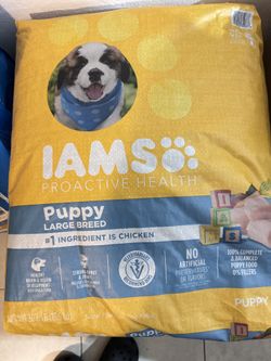 IAMS LARGE BREED PUPPY FOOD
