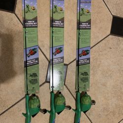 KIDS NEW MINE CRAFT FISHING RODS $8 Each Or 2 For $15 Or 3 For $22