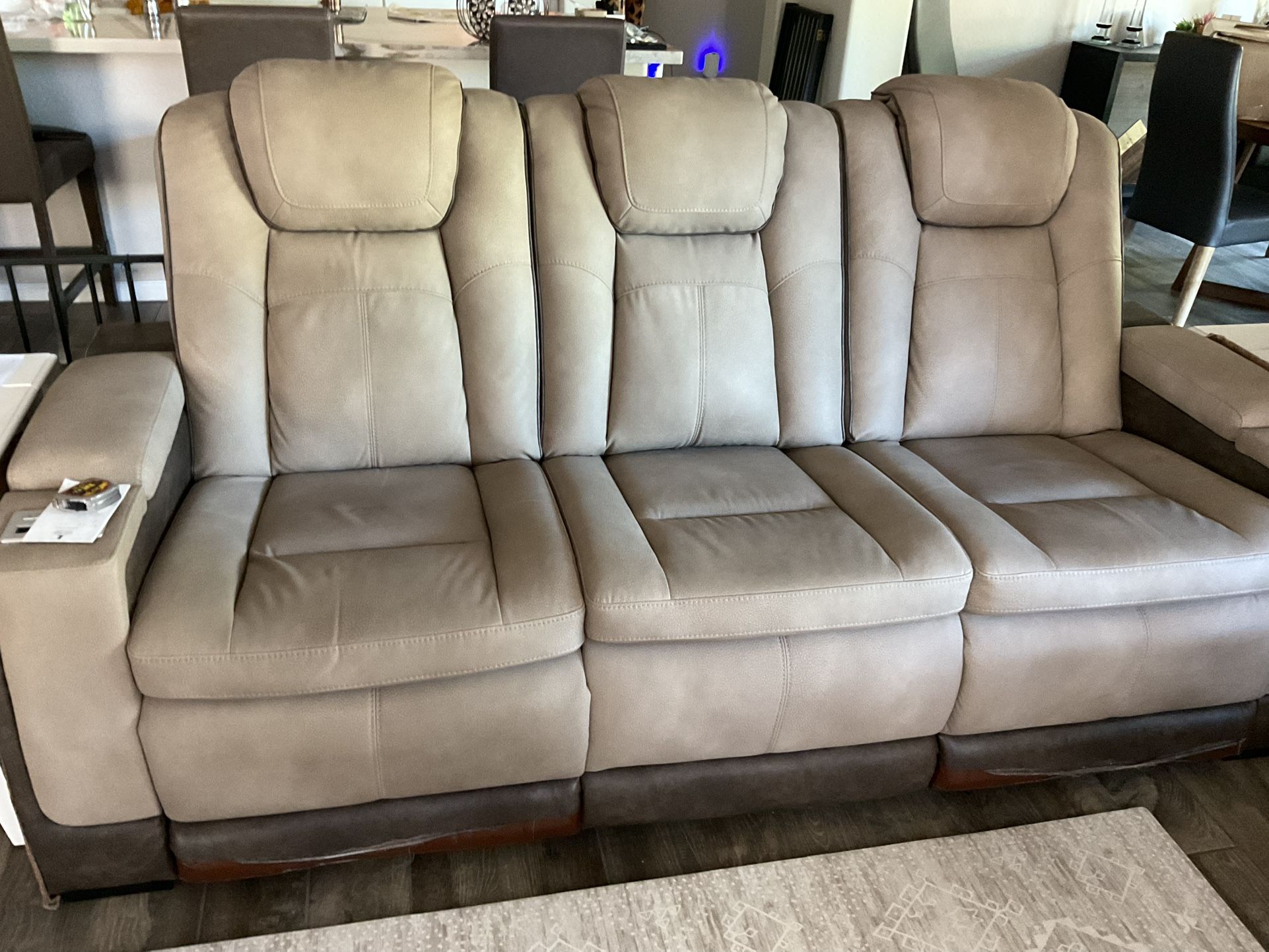 PRICE REDUCED. Power Recliner Sofa