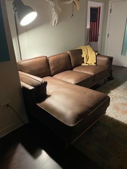 Article Timber sectional couch