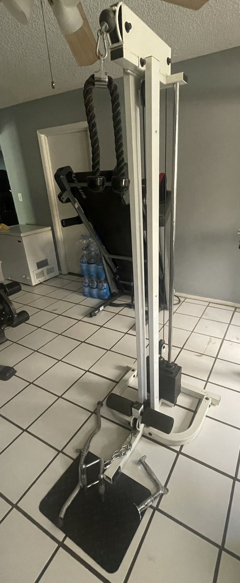 Cable Machine With Attachments